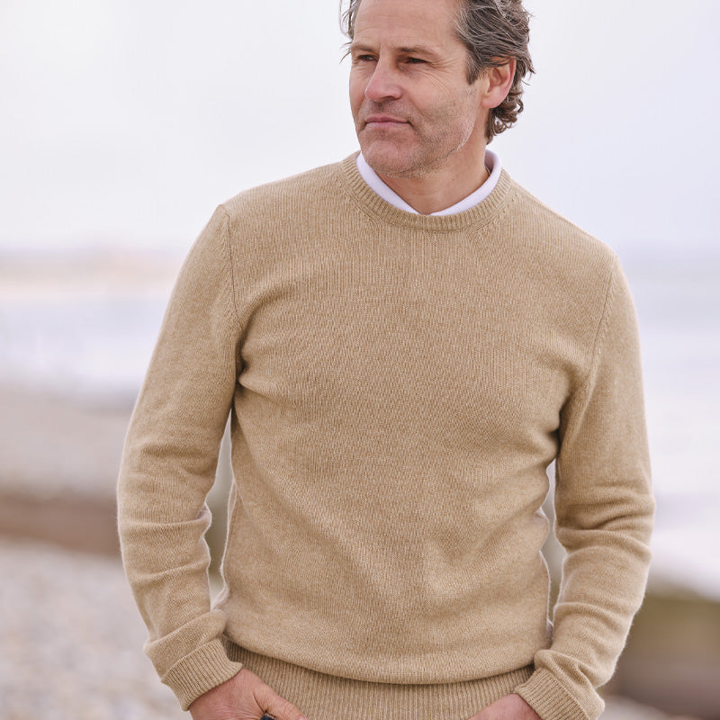 Scott 2 Ply Cashmere Crew Neck Sweater