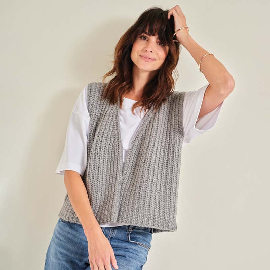 The 18 Ply Cashmere Chunky Gilet