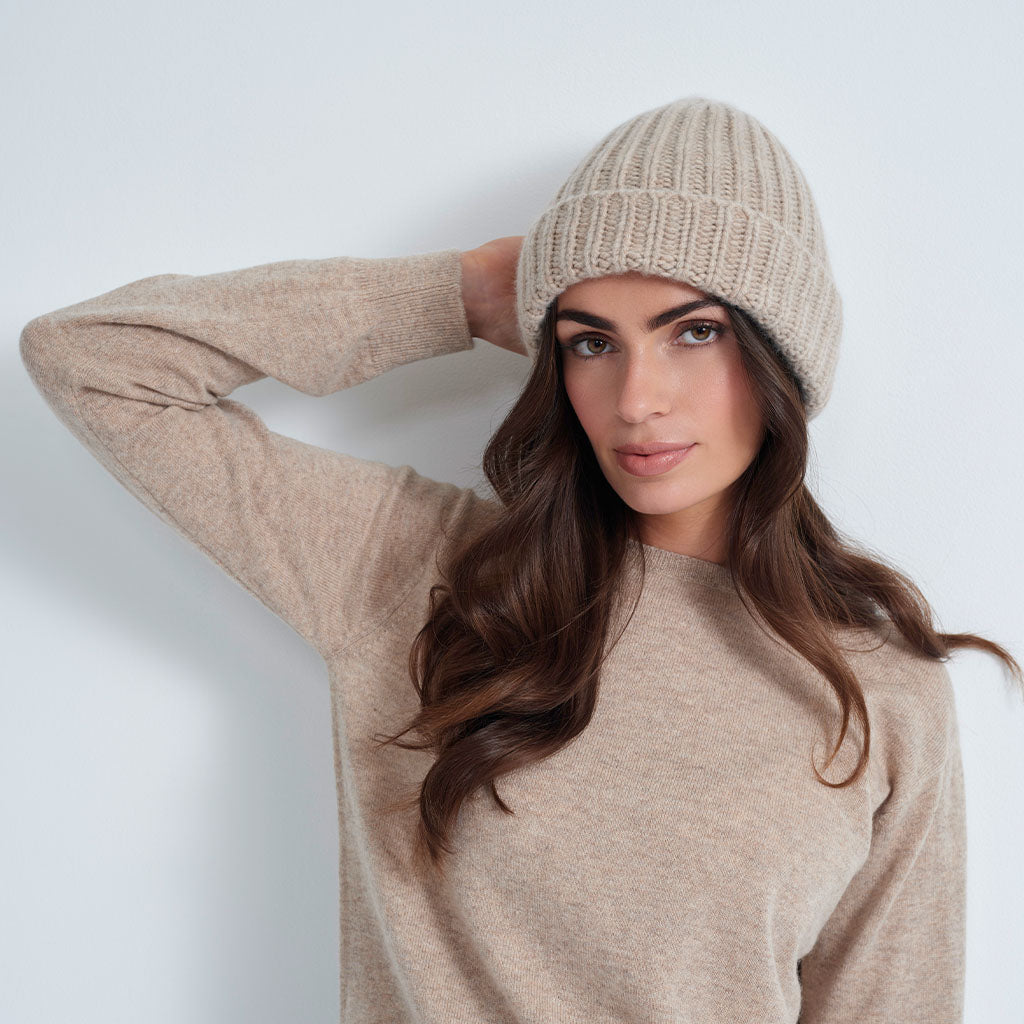 The Chunky Cashmere Beanie