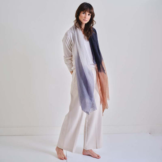 The Pure Cascade Cashmere Shawl
