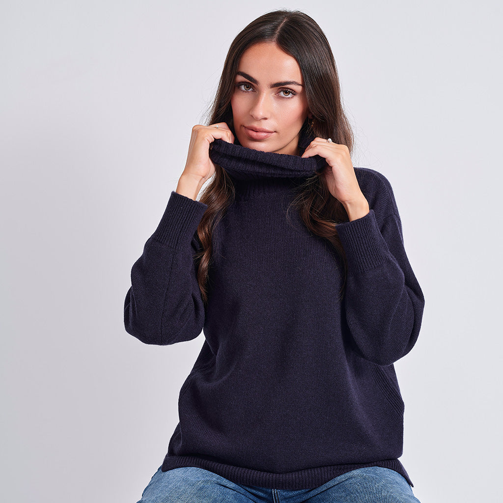 The Cashmere Relaxed Cowl Neck Sweater