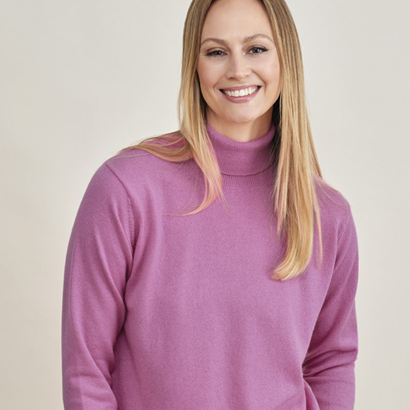 Tracy Cashmere Roll Neck Sweater