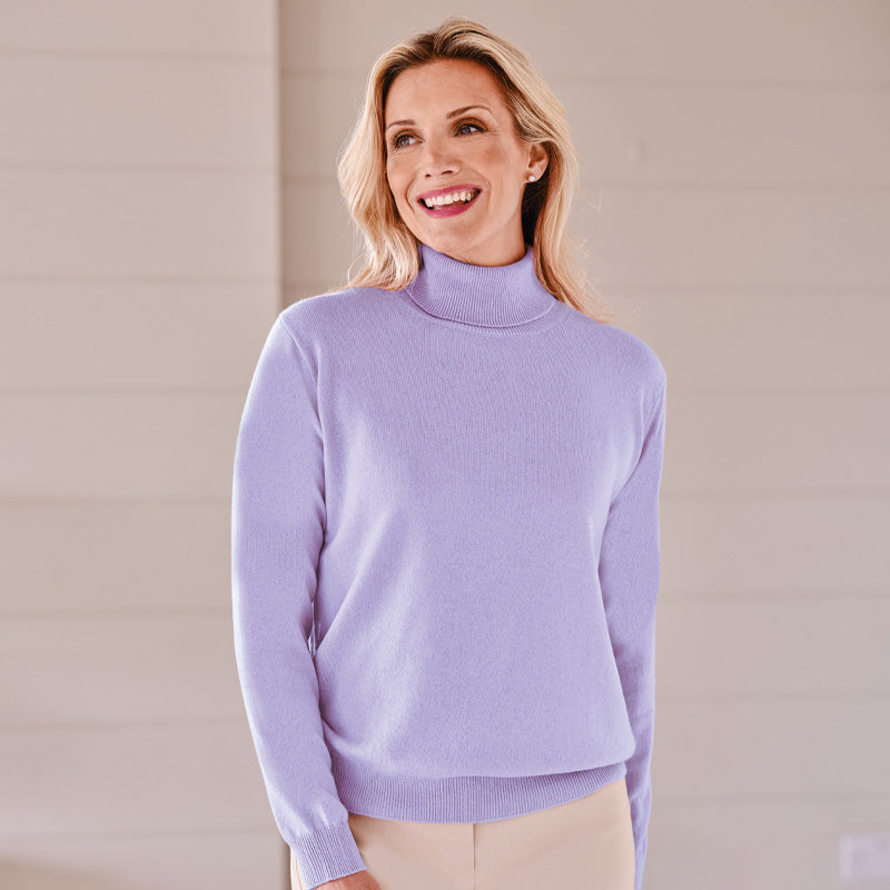 Tracy Cashmere Roll Neck Sweater
