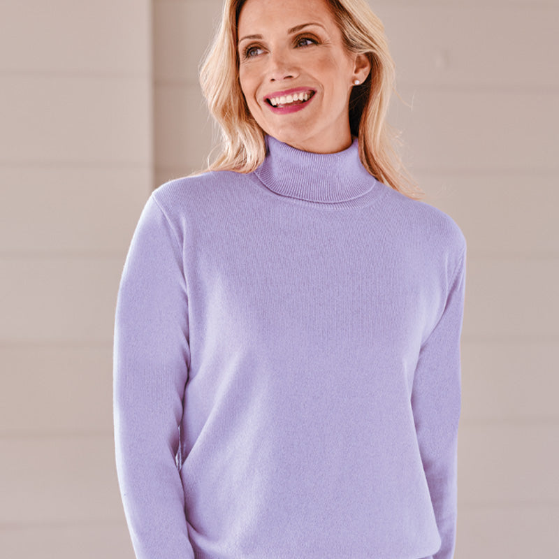 Tracy Cashmere Roll Neck Sweater