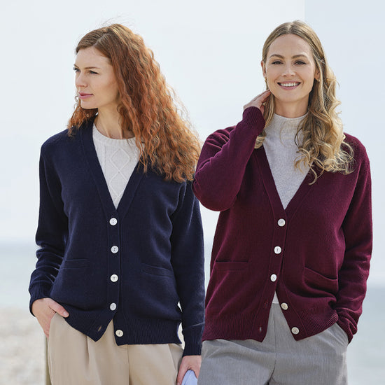 luxury cashmere stacey 4 ply cardigan 